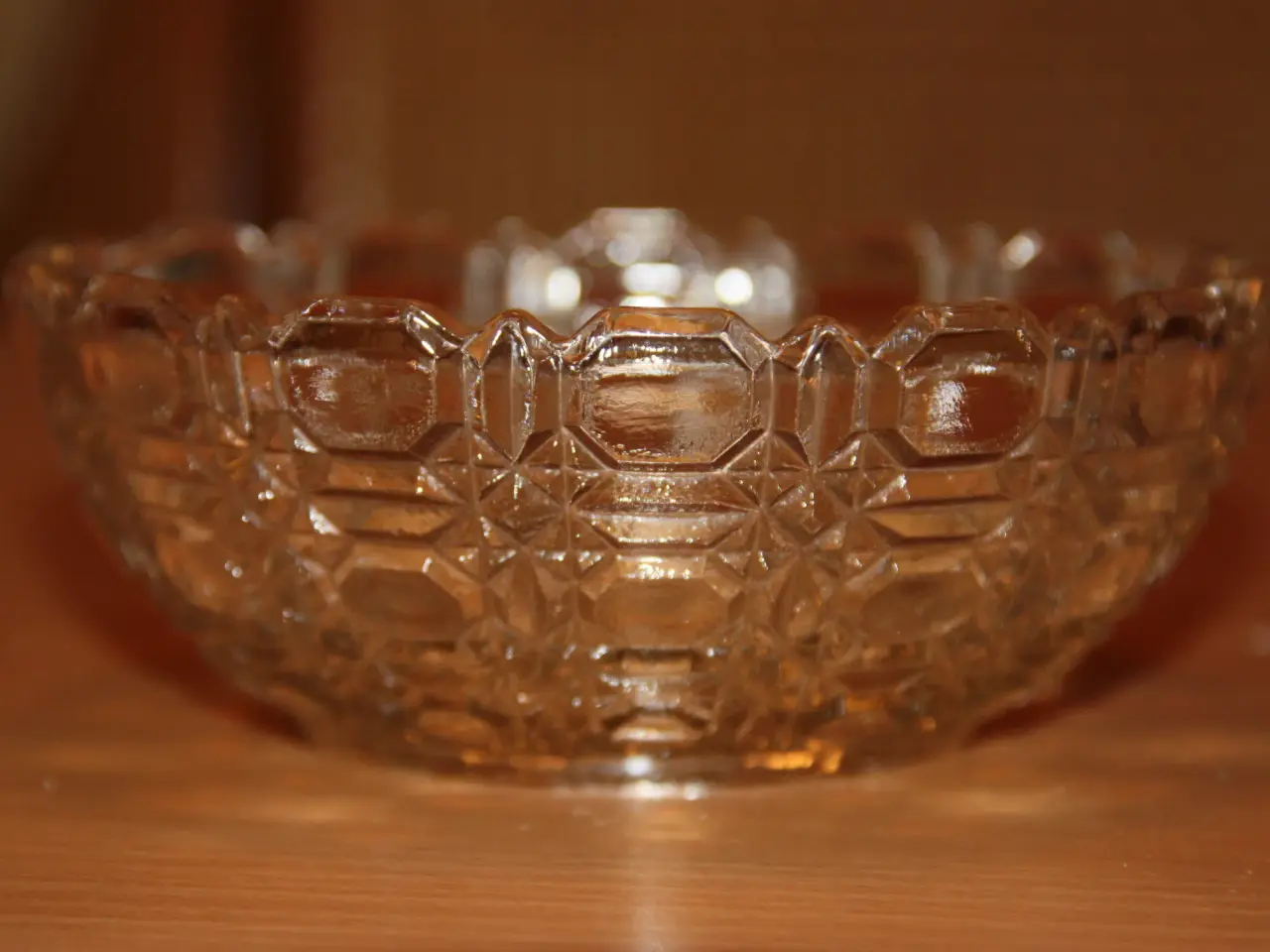 Billede 3 - Glas skål i presset glas diam 13,5 cm