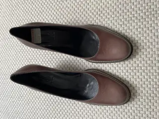 Billi Bi pumps i brun str. 37 hæl 7 cm