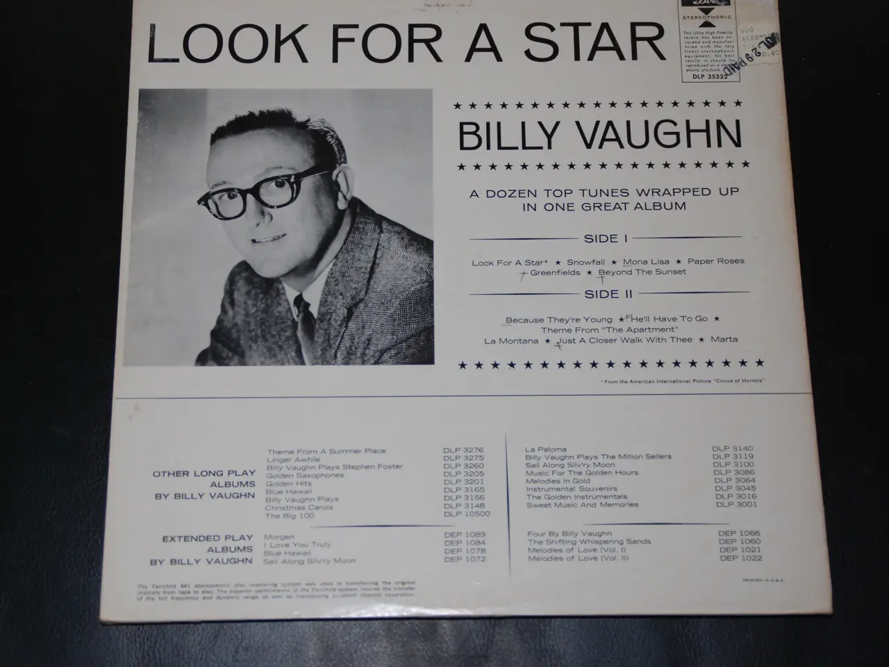 Billede 6 - 2 stk. LP - Billy Vaughn