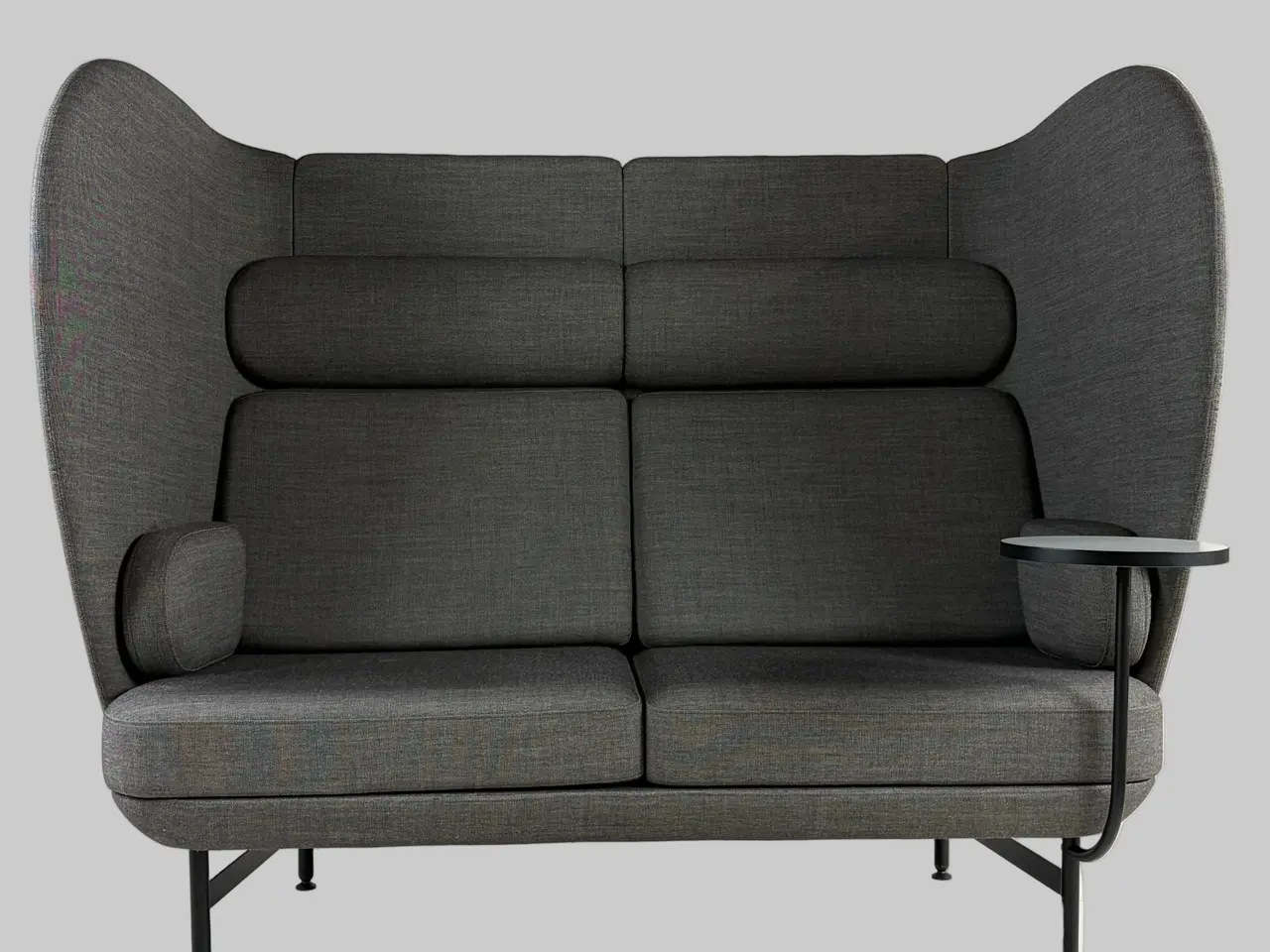 Billede 3 - Fritz Hansen Plenum Sofa m. Bord – Grå/Sort Stel