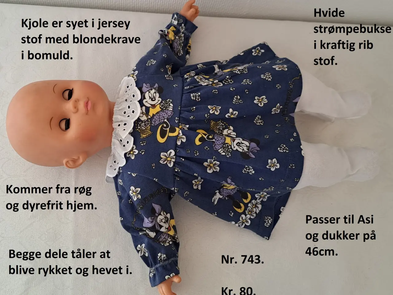 Billede 4 - Dukketøj til Asi eller til dukker på 46cm.