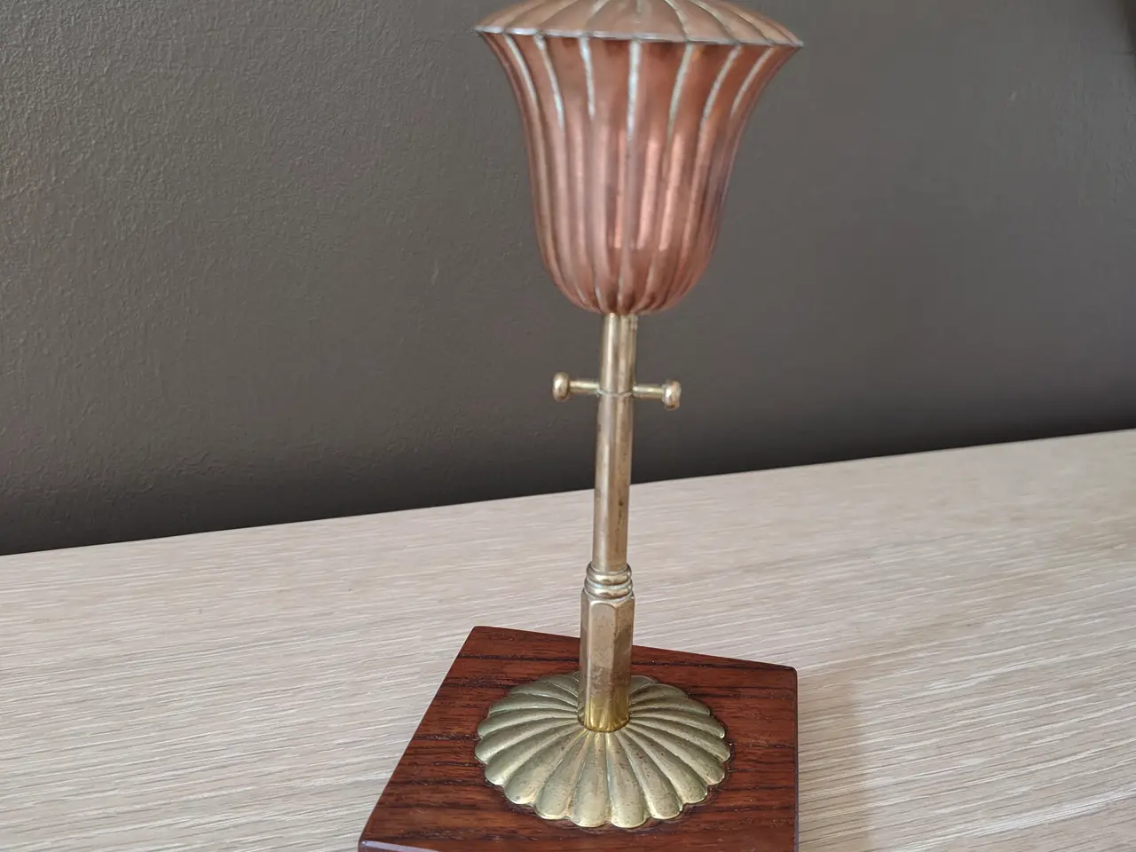 Billede 1 - Flot vintage olielampe