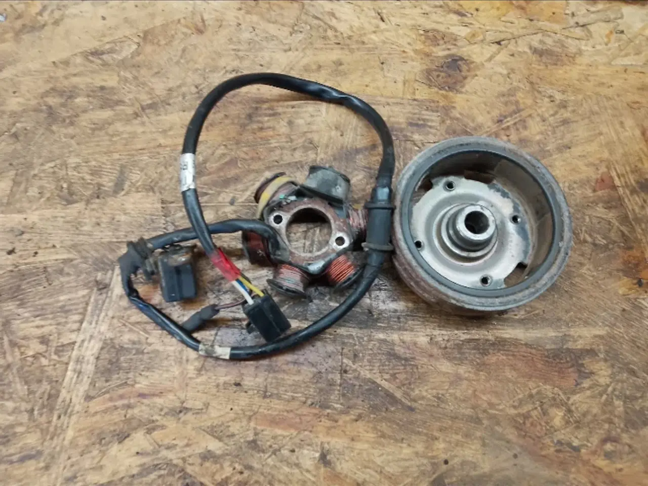 Billede 2 - Original stator og svinghjul til pgo