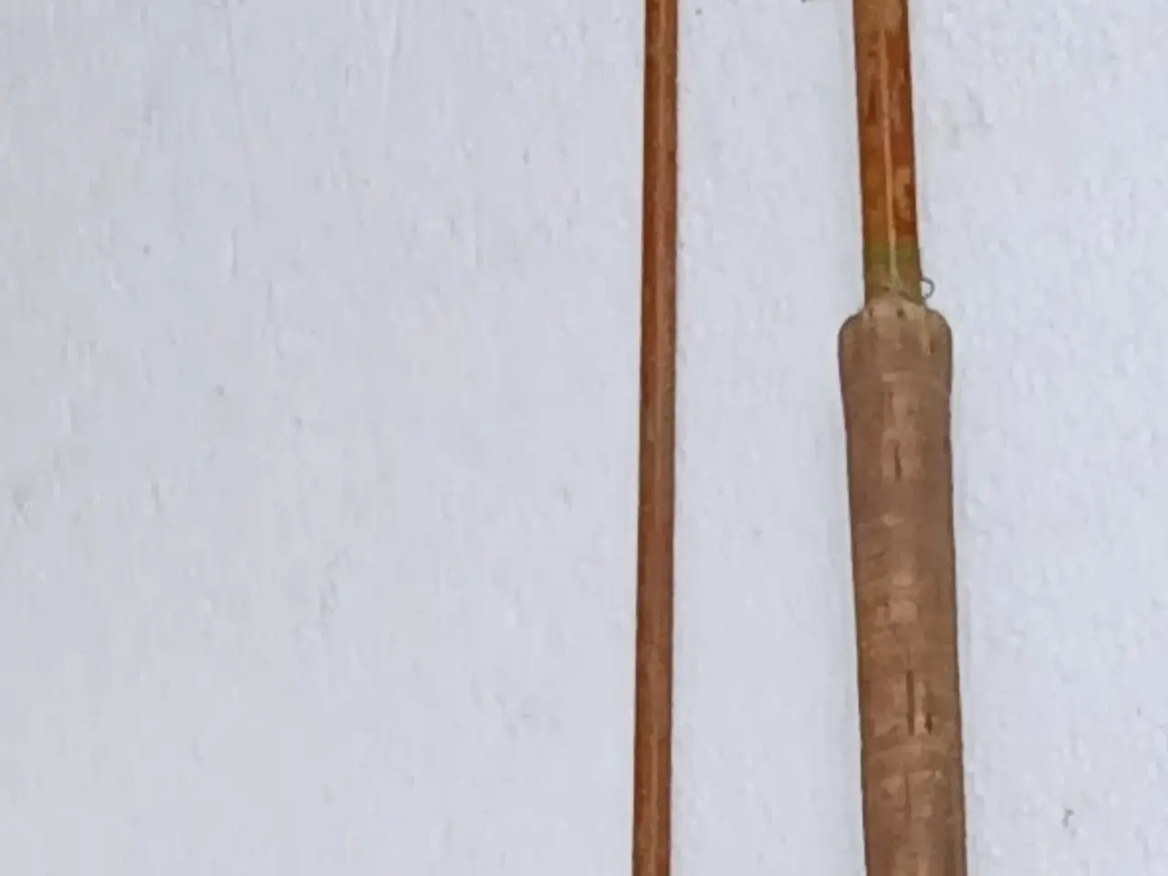 Billede 3 - Antik split-cane fiskestang.