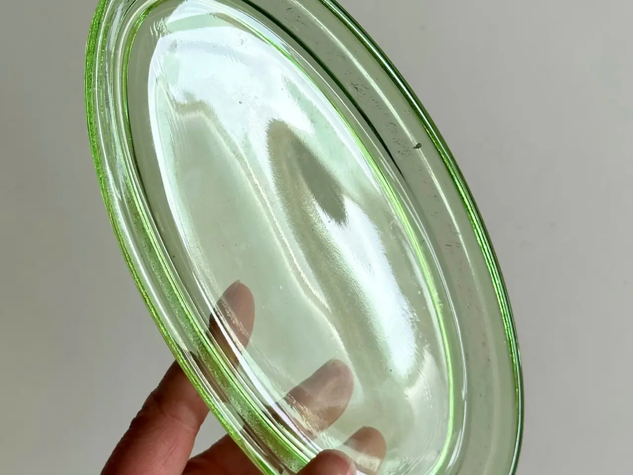 Billede 4 - Oval glasbakke