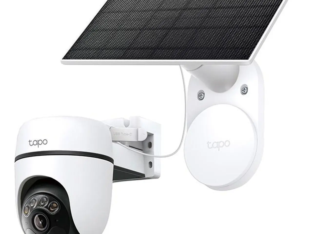 Billede 2 - Overvågningskamera TP-Link Tapo TC90 KIT med solpanel