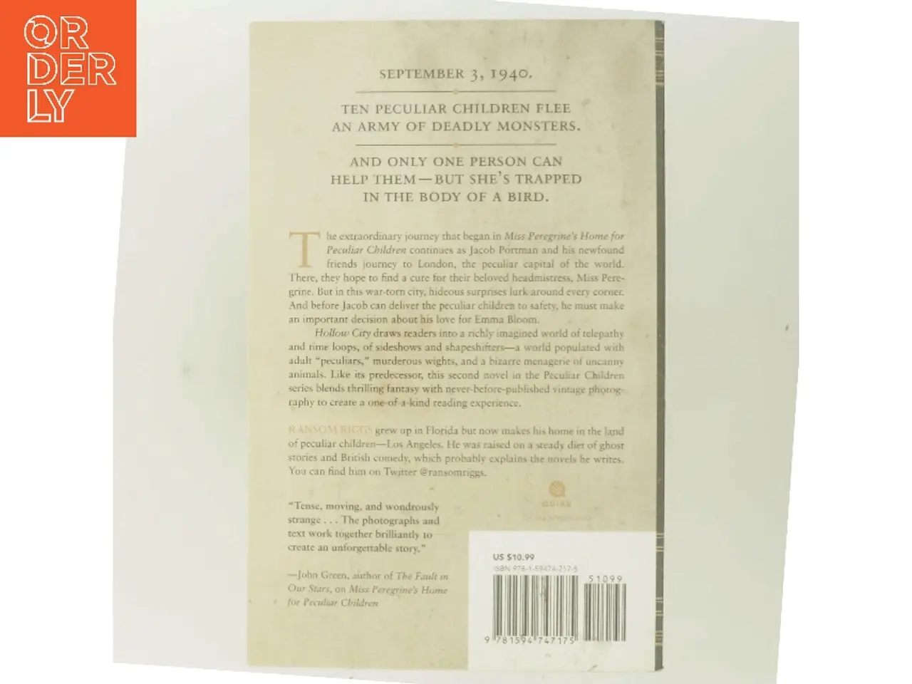 Billede 3 - Hollow City af Ransom Riggs (Bog)