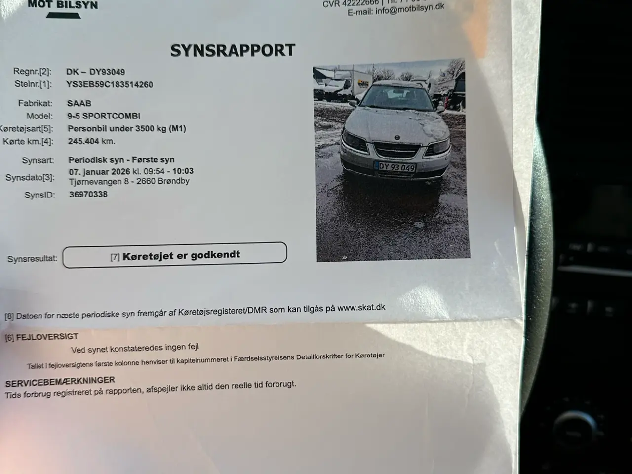 Billede 14 - Saab 9-5 2.0 Turbo Nysynet Automatgear