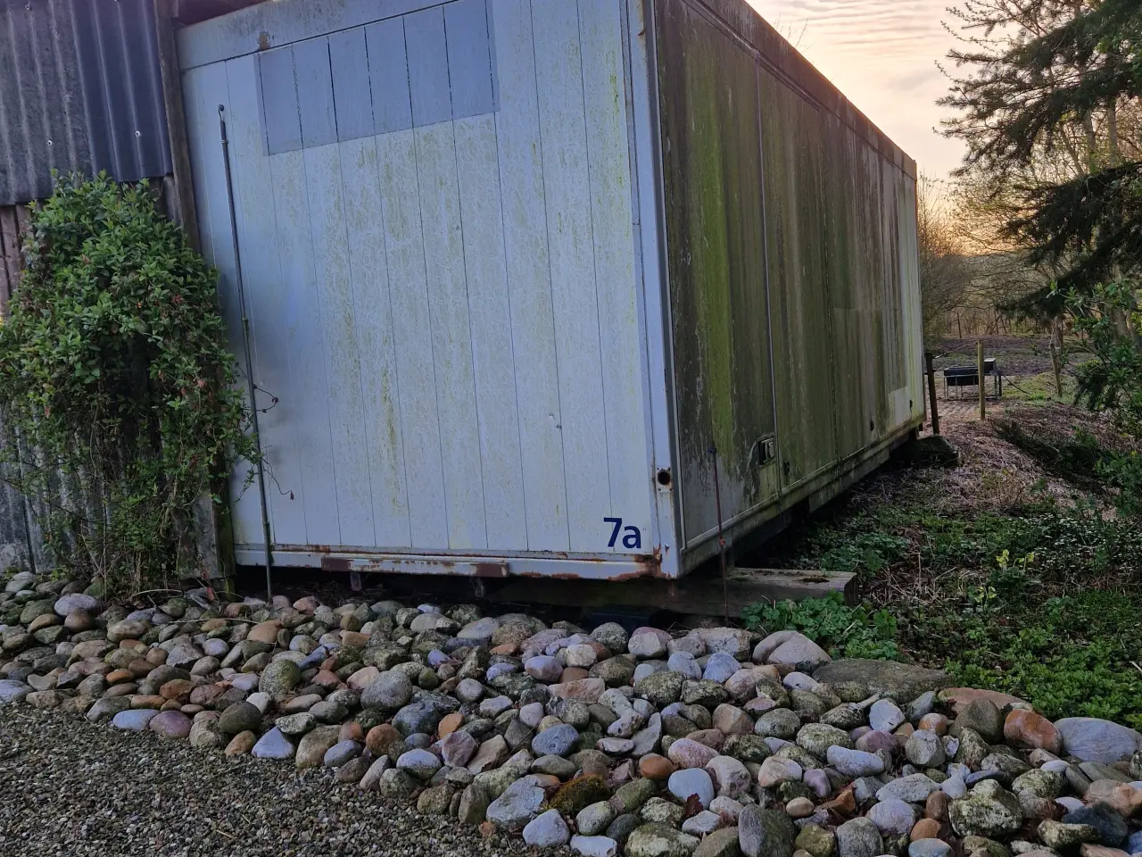 Billede 1 - Alu container med påbygget halvtag
