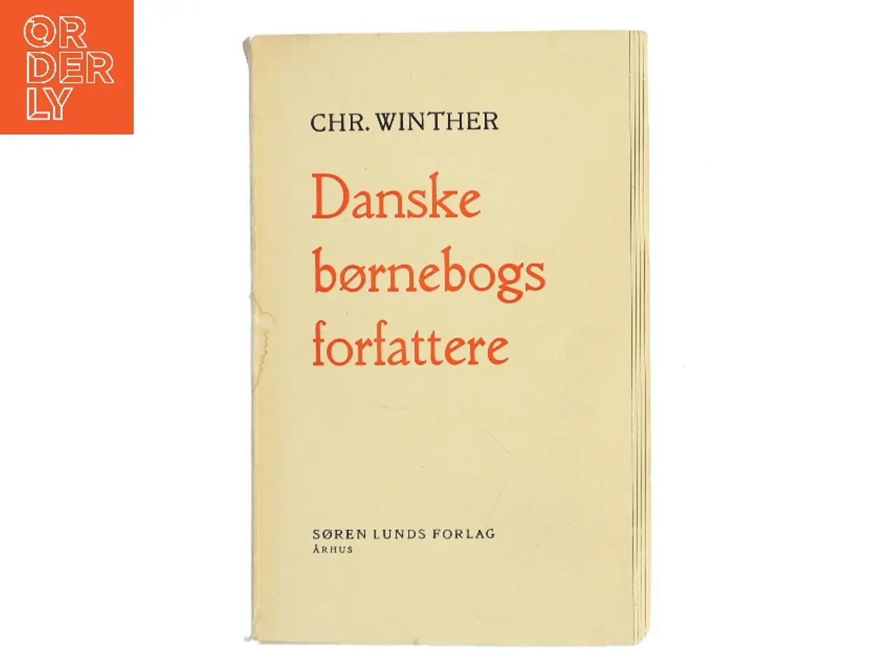 Billede 1 - Danske børnebogsforfattere af Chr. Winther (Bog)