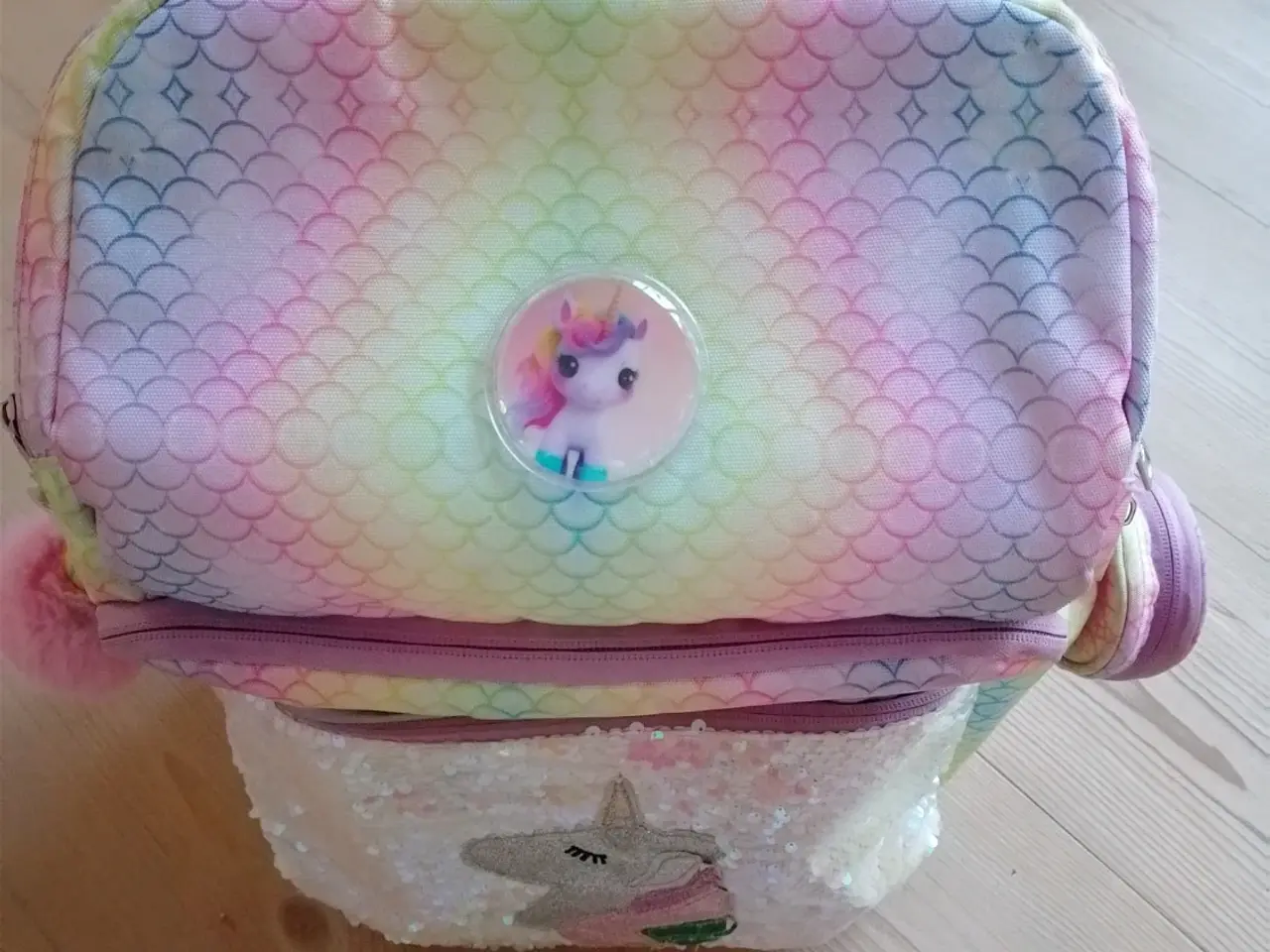 Billede 2 - Sød Unicorn skoletaske fra DanPen