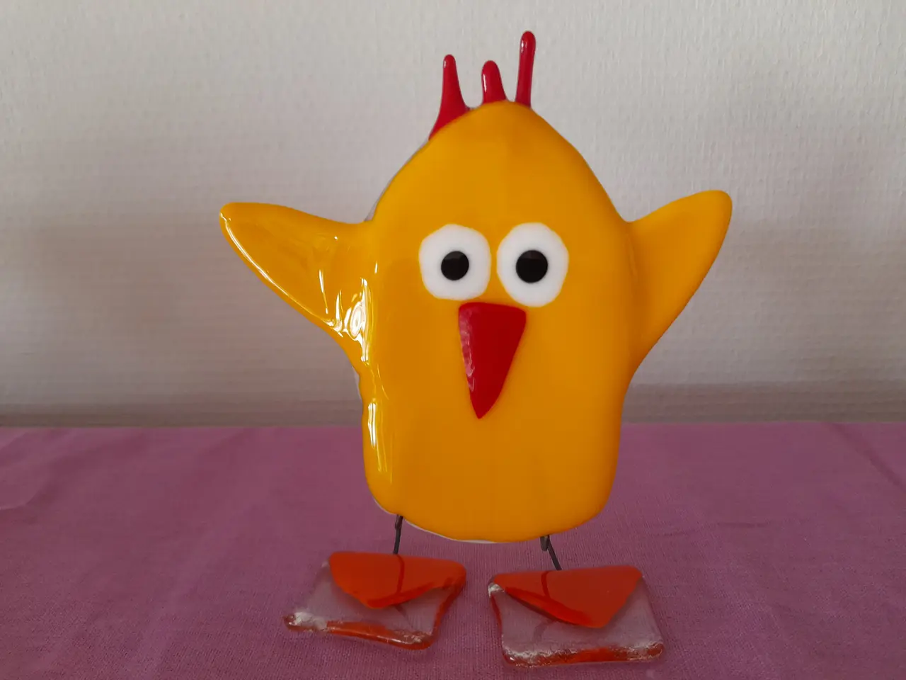 Billede 1 - Glas skulptur, glasfigur.