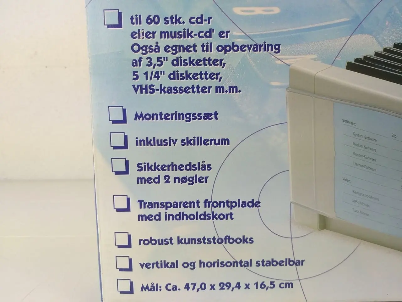Billede 2 - Cd-skab, Universal CD-Opbevaringsboks