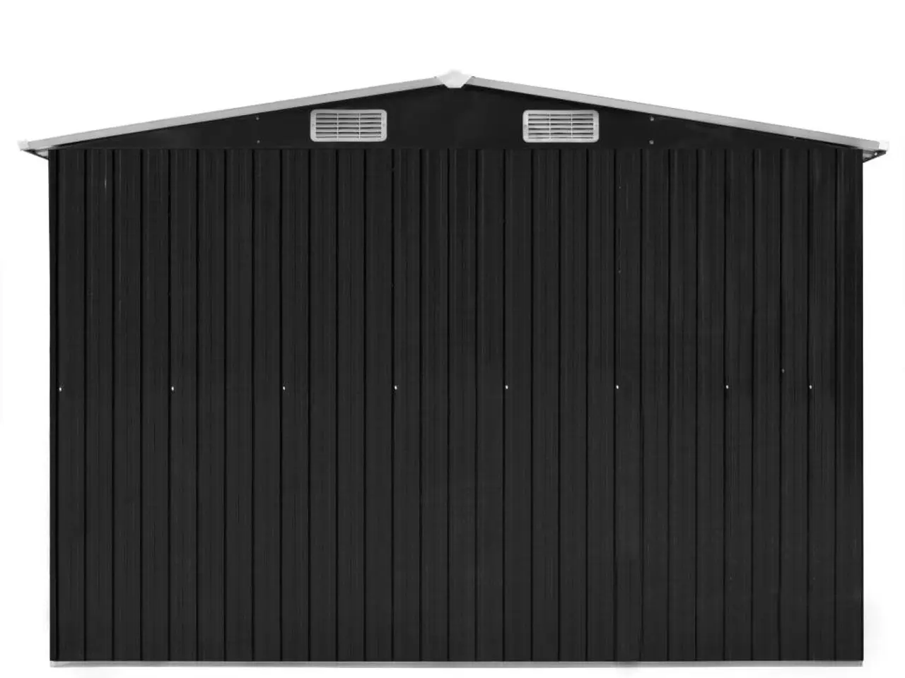 Billede 3 - Haveskur i metal 257 × 392 × 181 cm - antracitgrå