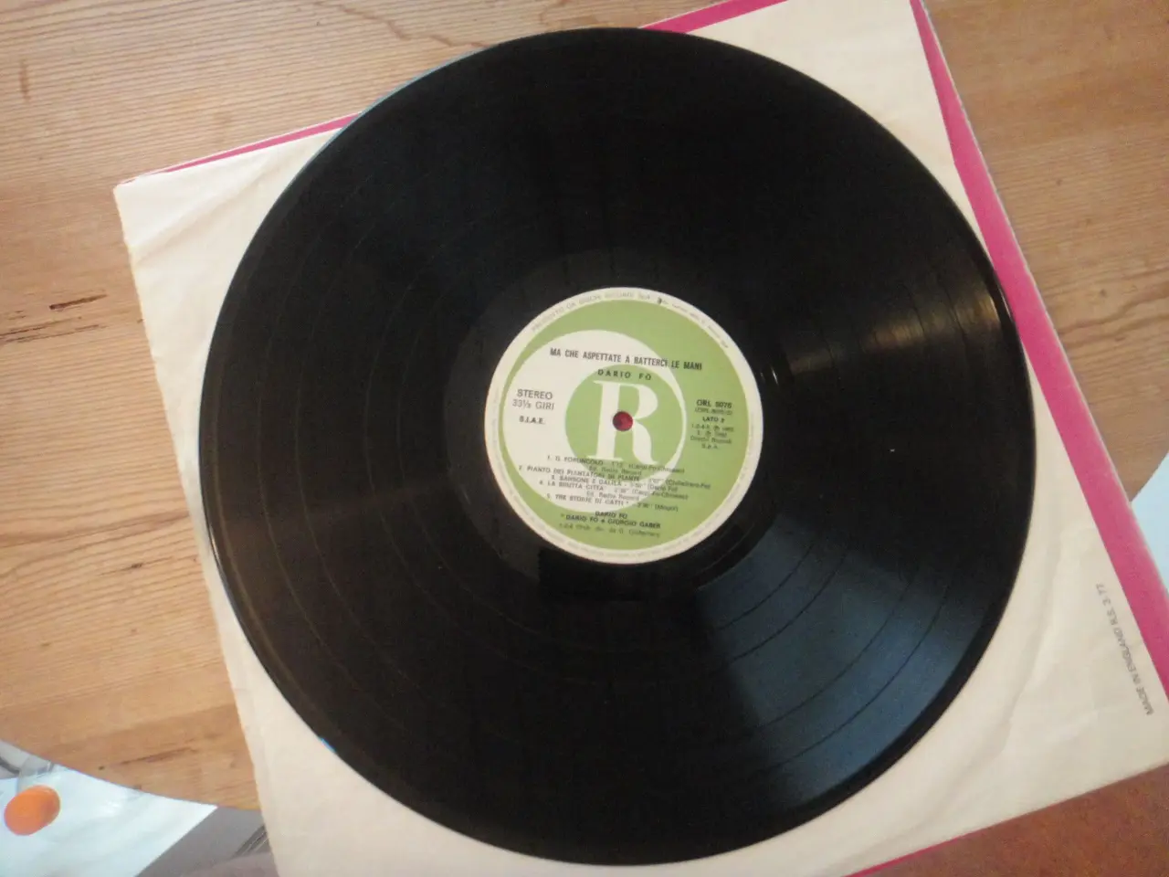 Billede 3 - LP - Dario Fo - Ma Che Aspettate A Batterci Le Man