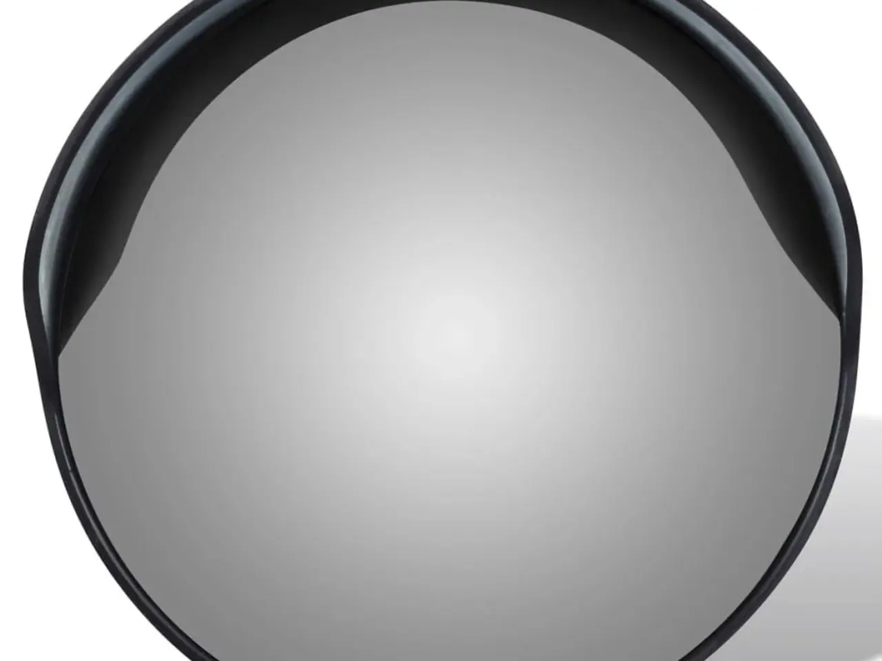 Billede 2 - Konvekst trafikspejl 30 cm - PC plast, sort, udendørs