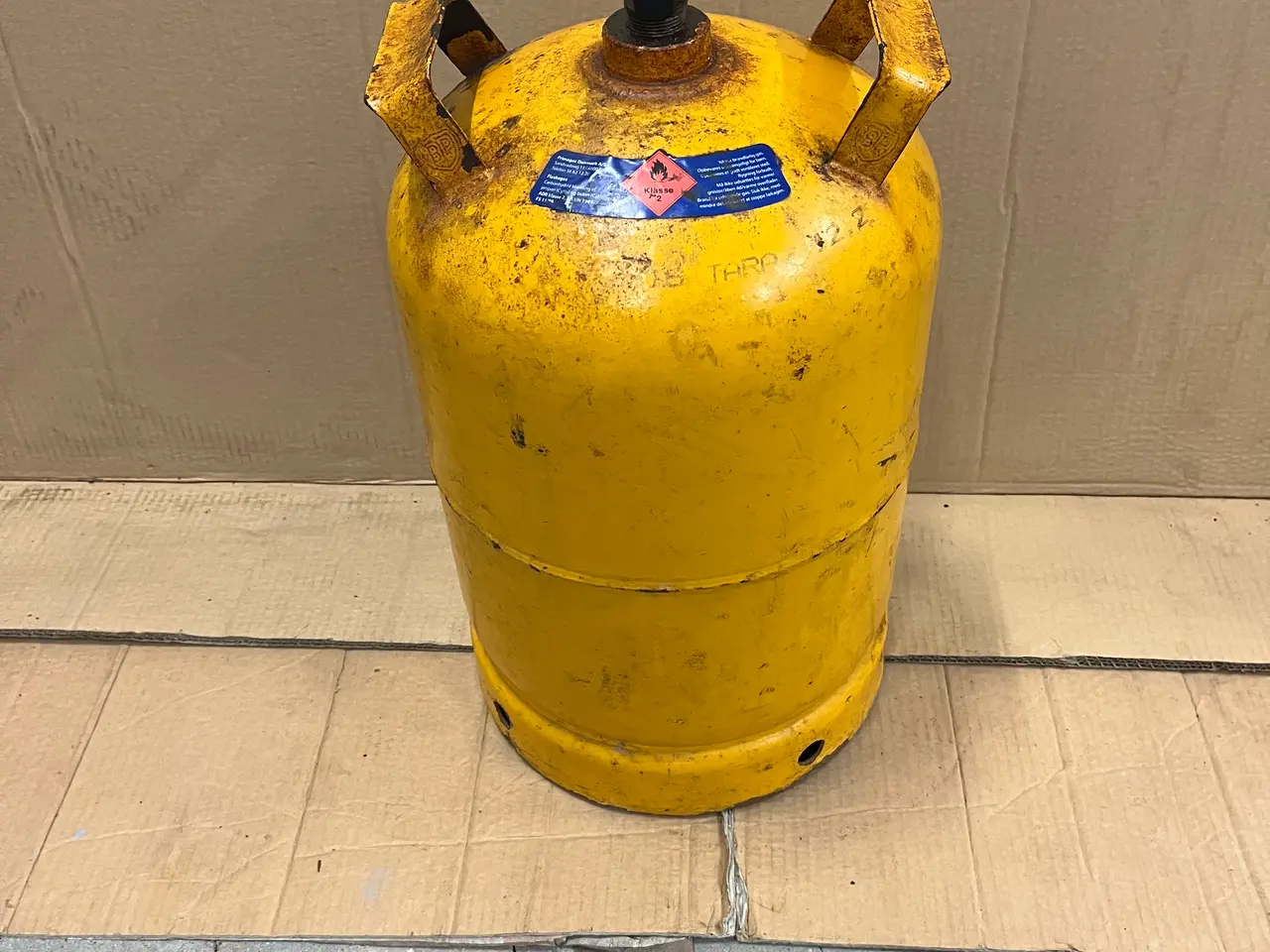 Billede 2 - Gas flaske stor, Fyldt. 