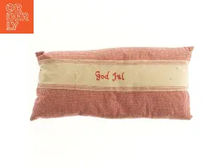 Pude med 'God Jul' tekst (str. 58,5x28,5 cm)