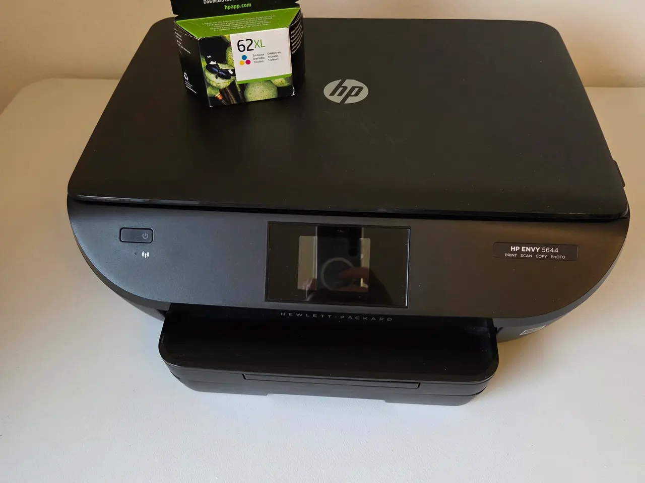 Billede 1 - HP Envy 5644 All-in-One printer + uåbnet HP62XL