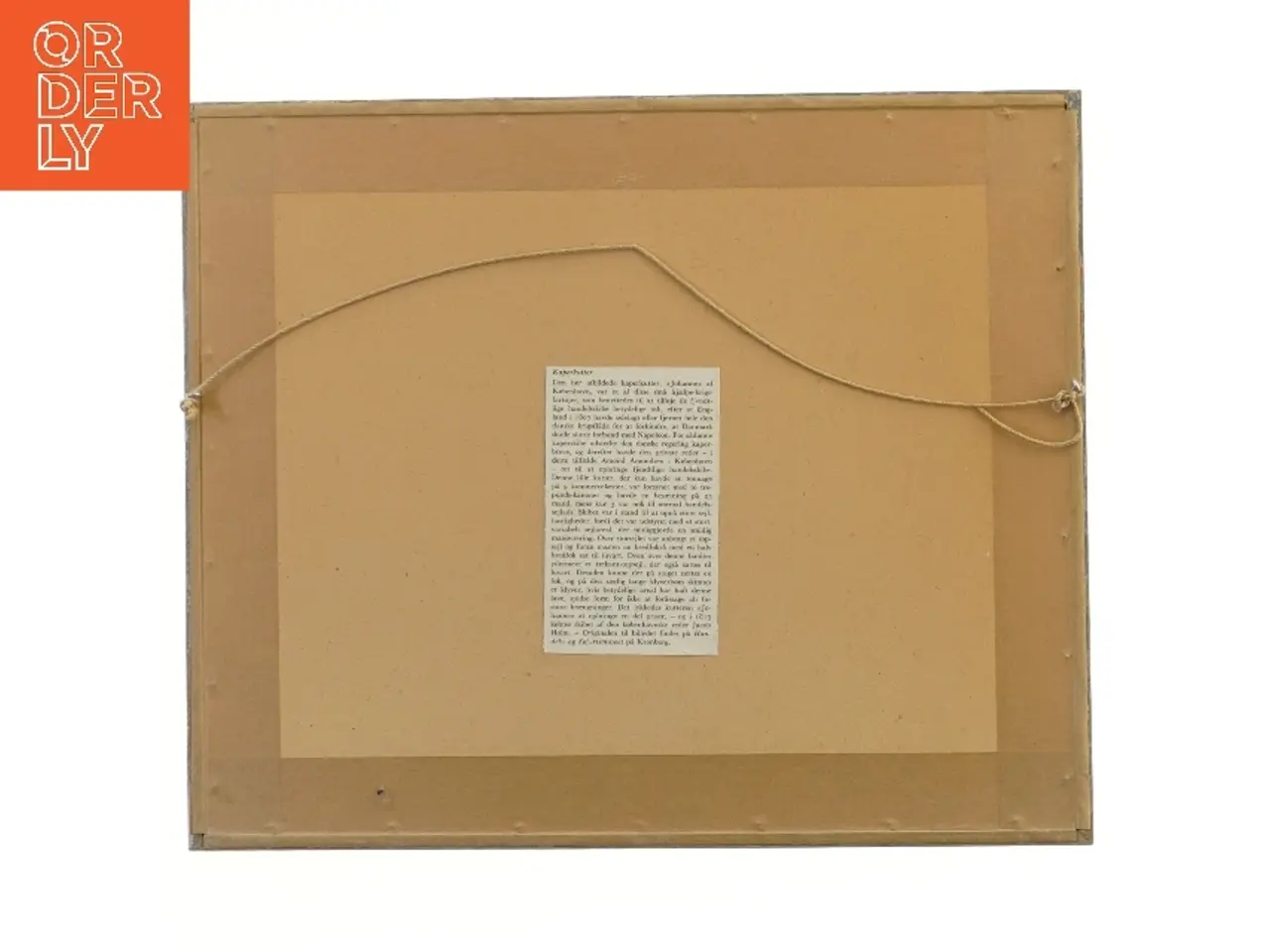 Billede 2 - Indrammet billede af skib (str. 36x30 cm)