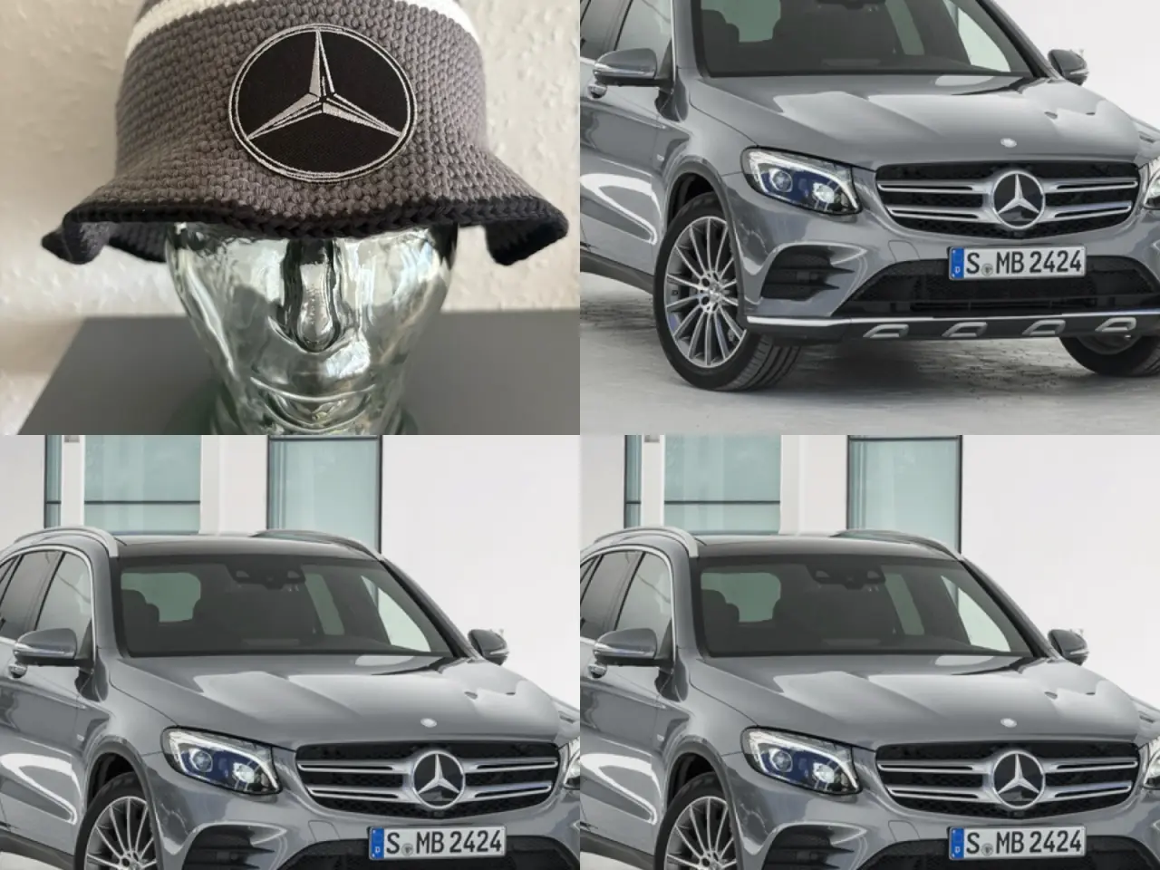 Billede 2 - Hæklet Mercedes bøllehat