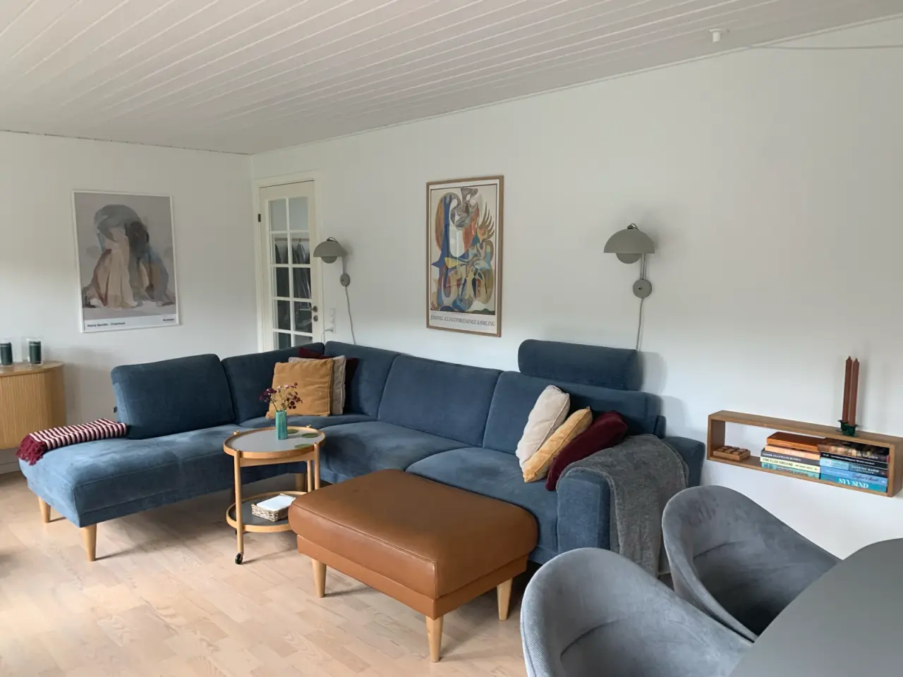 Billede 1 - Hjort Knudsen hjørnesofa/modulsofa med puf