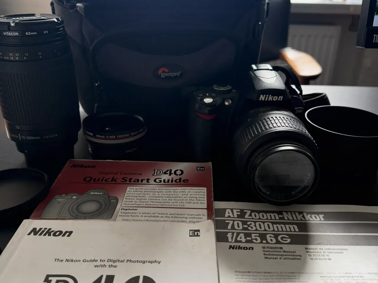 Billede 3 - Nikon D40 komplet kamerasæt – 18-55mm VR+70-300mm