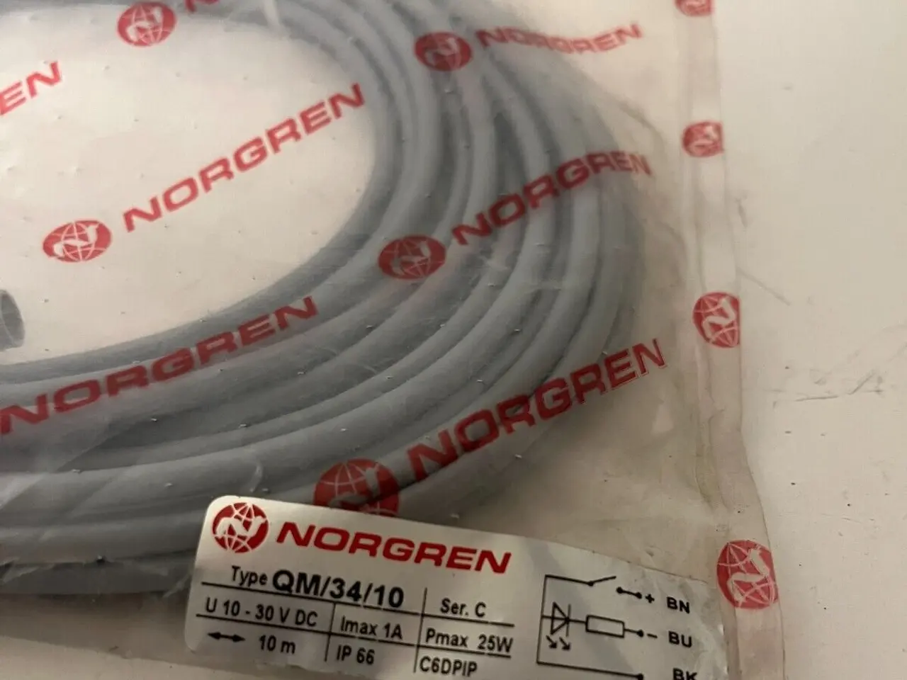 Billede 2 - Norgren QM/34/10 Magnetic Reed kontakt Sensor 10m