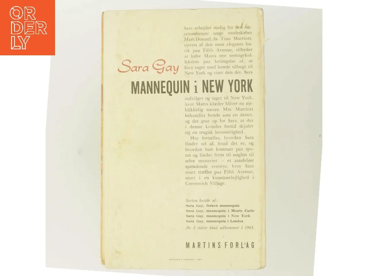 Billede 3 - Sara Gay, mannequin i New York af Janey Scott (Bog)