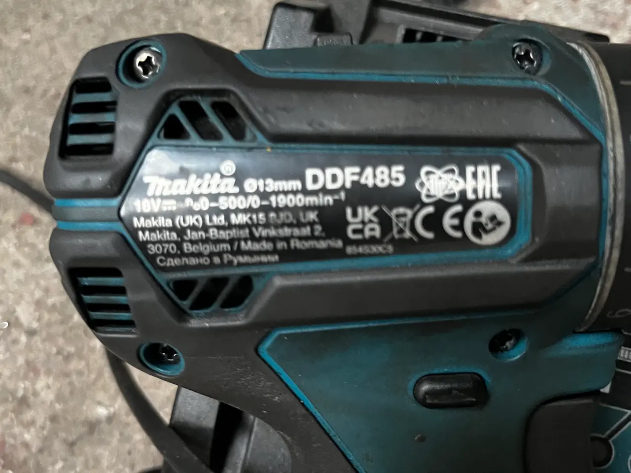 Billede 2 - Skruemaskine m. Lader MAKITA DDF485