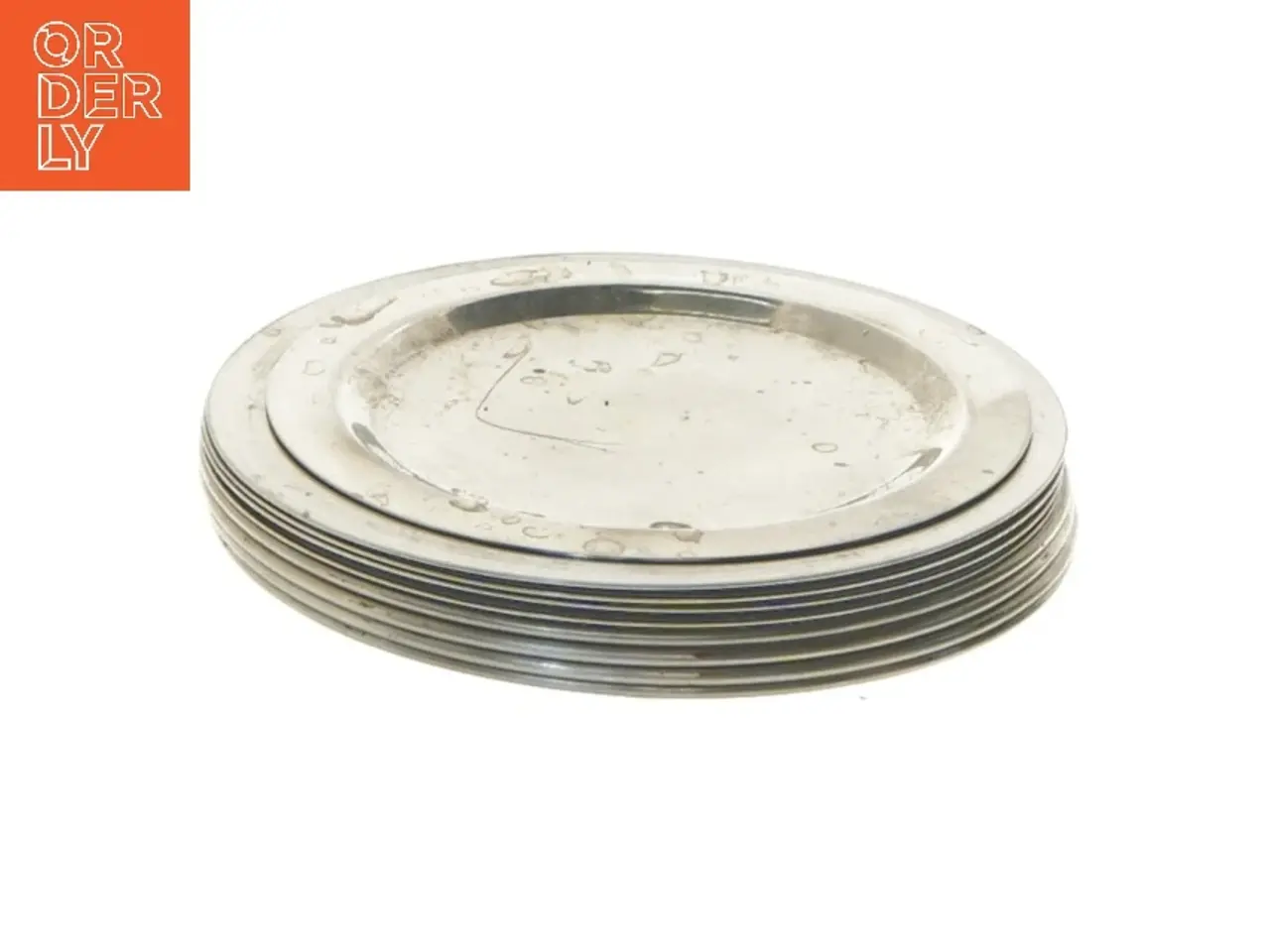 Billede 1 - Glas bakker i Rustfri stål (str. Ø 10 og 8,5 cm, 9 styk cm)