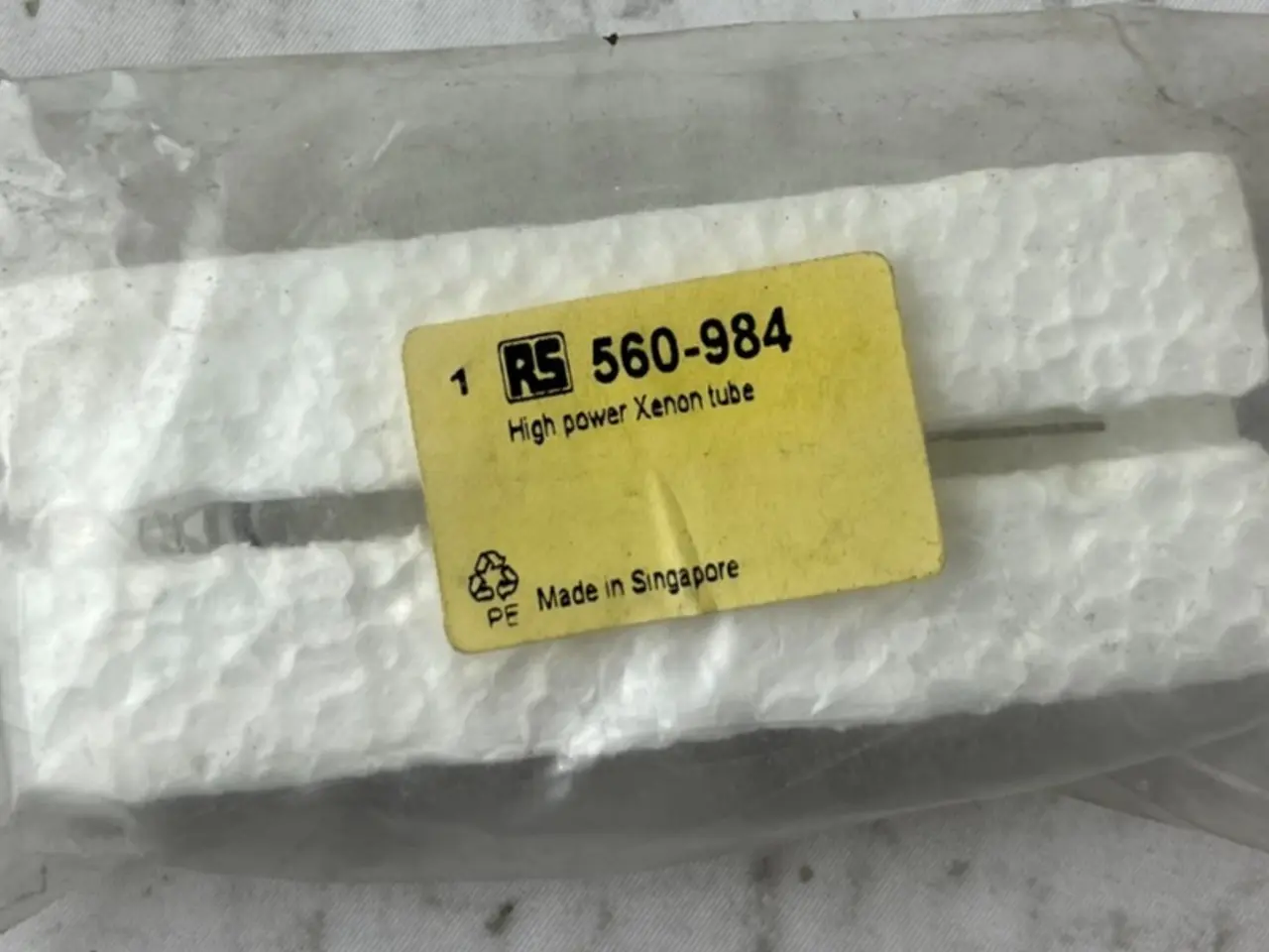Billede 1 - RS 560-984 High Power Xenon Flash Tube Lamp Strobe