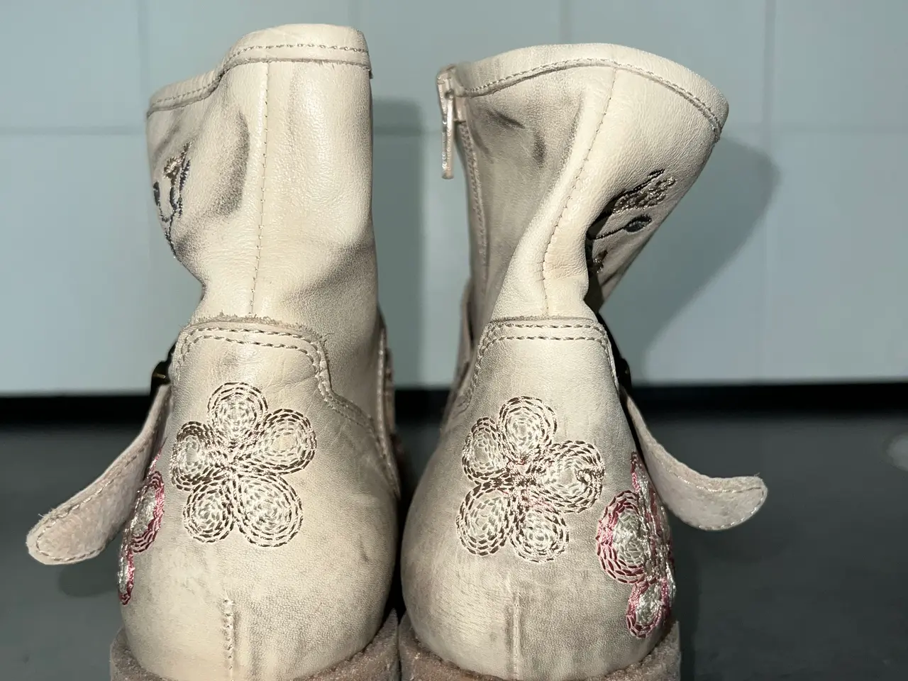 Billede 4 - Cream boots støvle