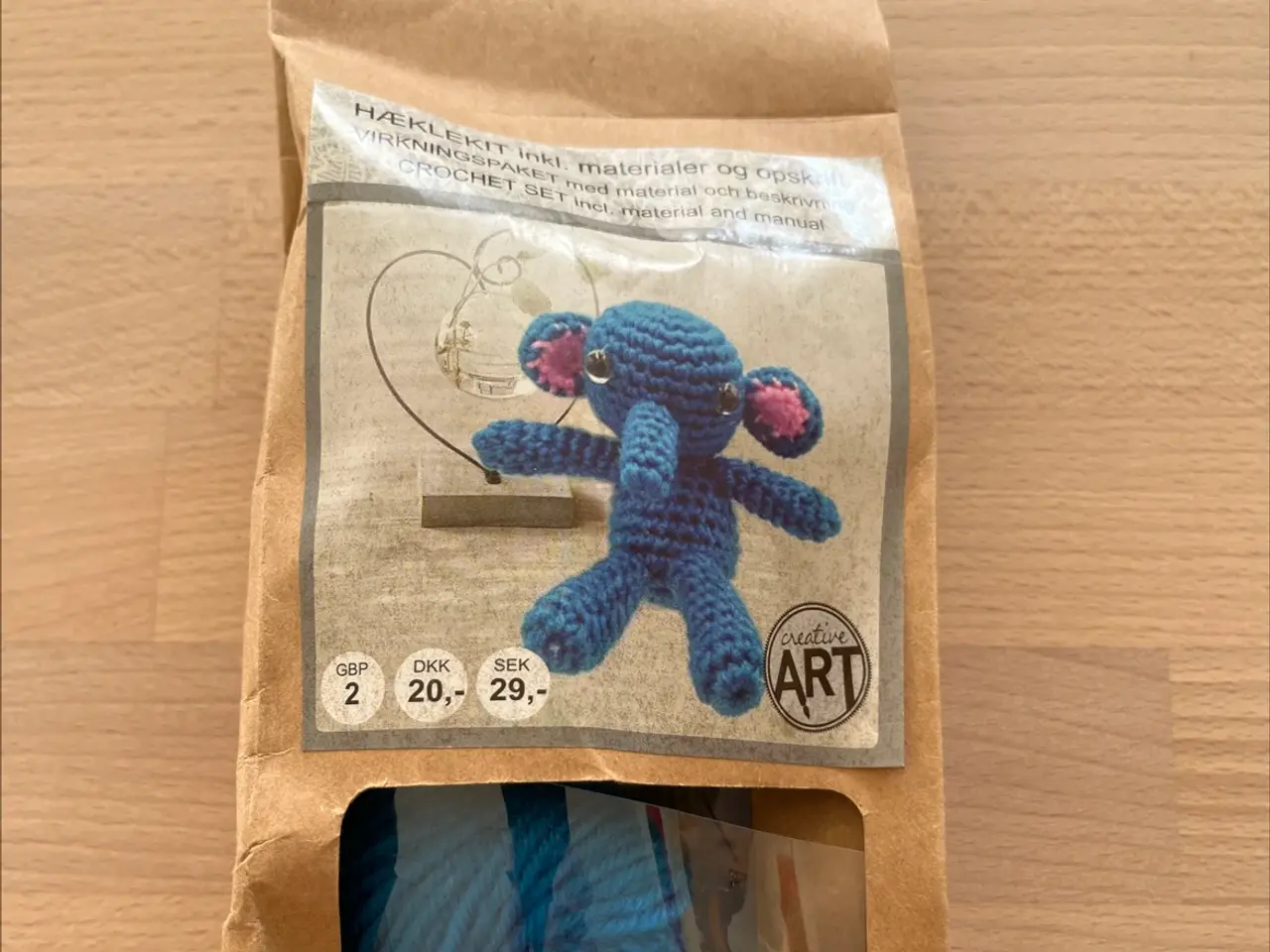 Billede 1 - Hæklekit til elefant