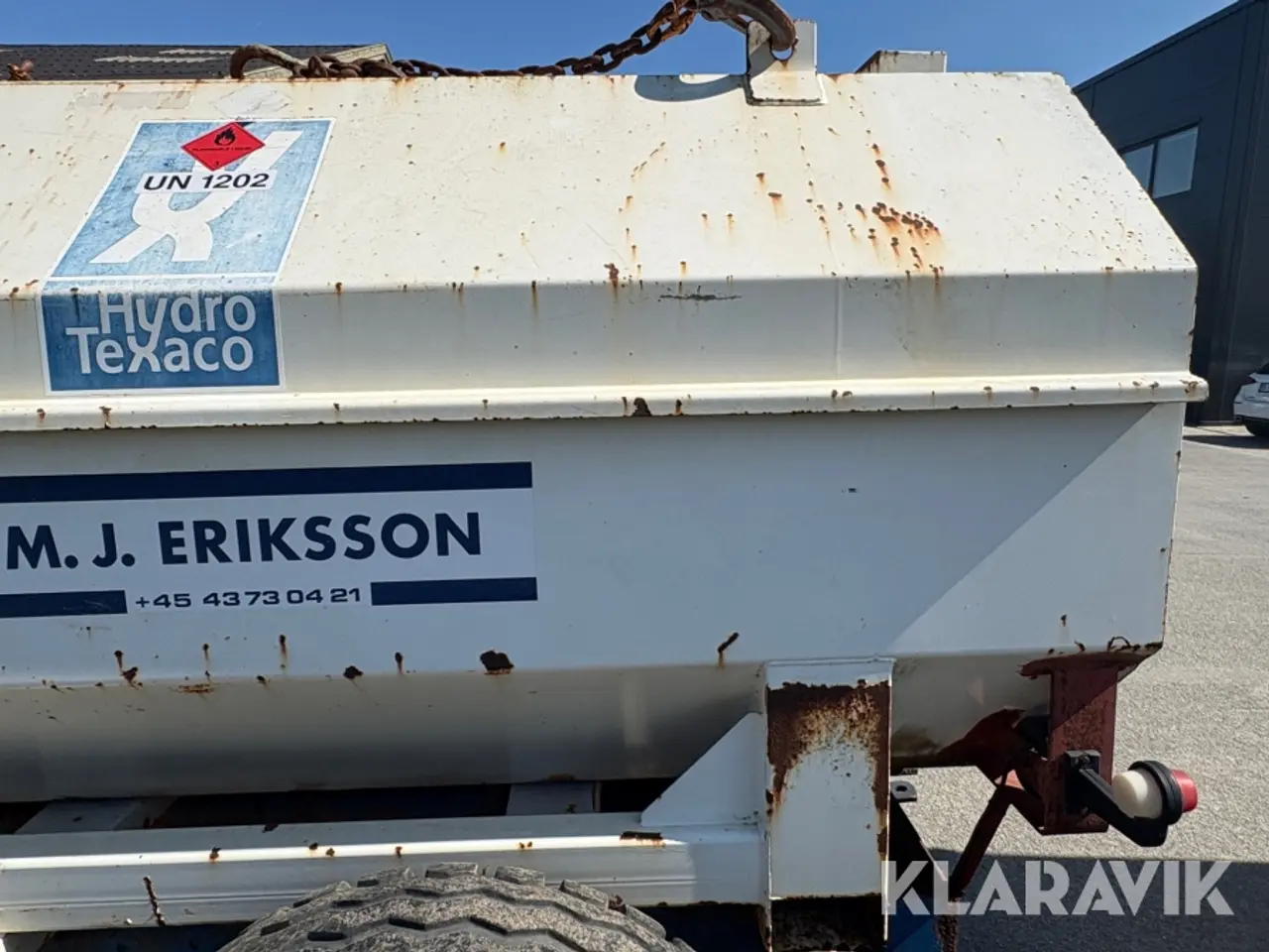 Billede 10 - Dieseltank på vogn - 2500 liter
