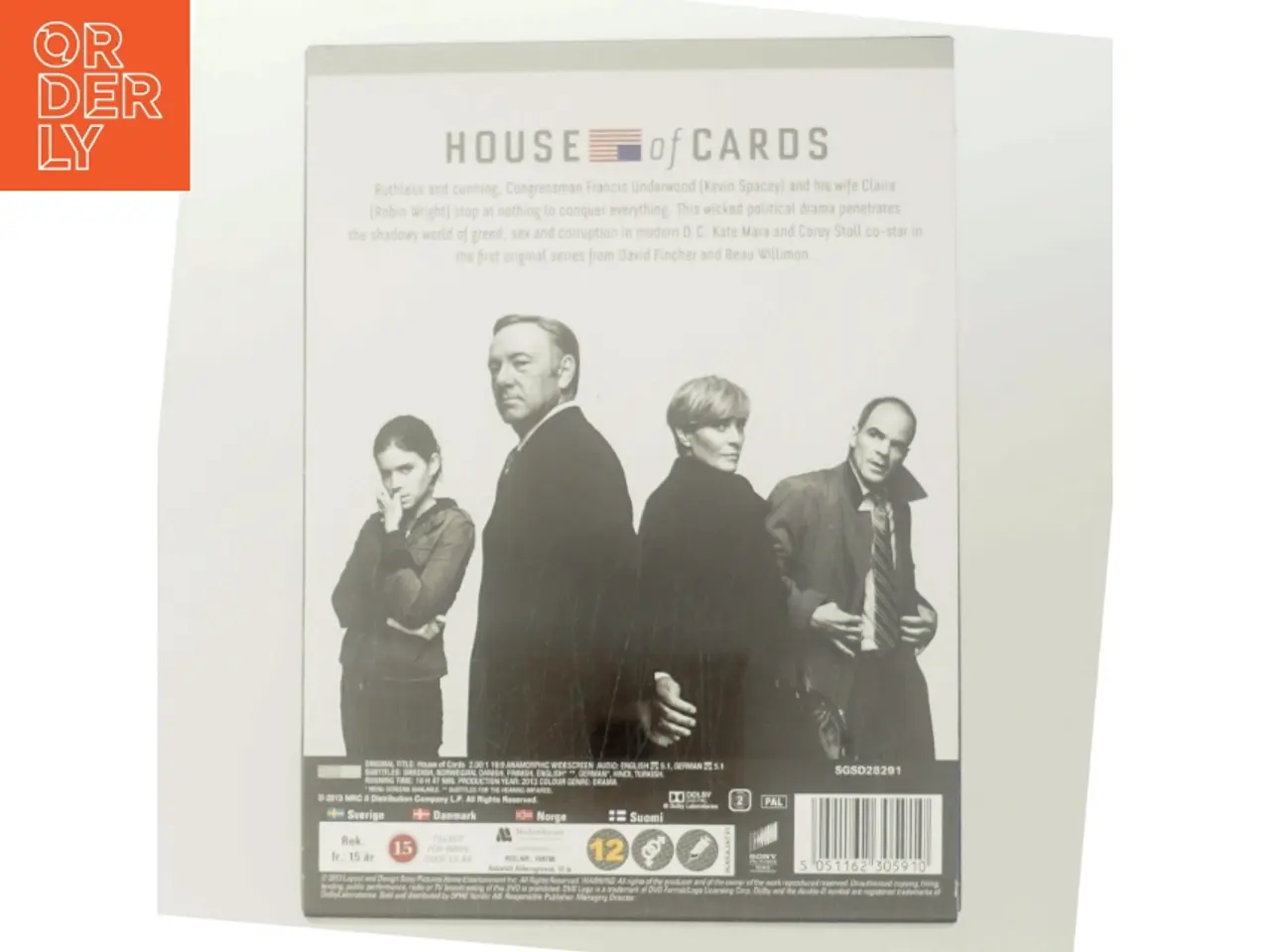 Billede 3 - House of cards, first season med Kevin Spacey (DVD)