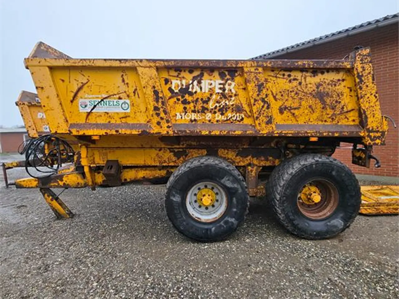 Billede 2 - ABC 23 tons - Morsø tipvogn / Dump trailer