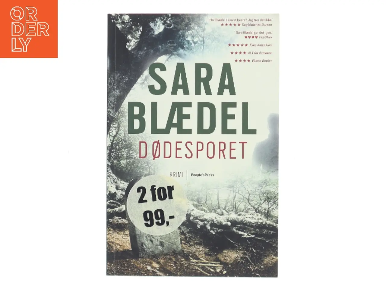 Billede 1 - Dødesporet : krimi af Sara Blædel (Bog)