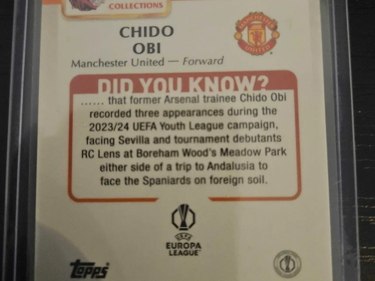 Billede 2 - Chido Obi fodboldkort 