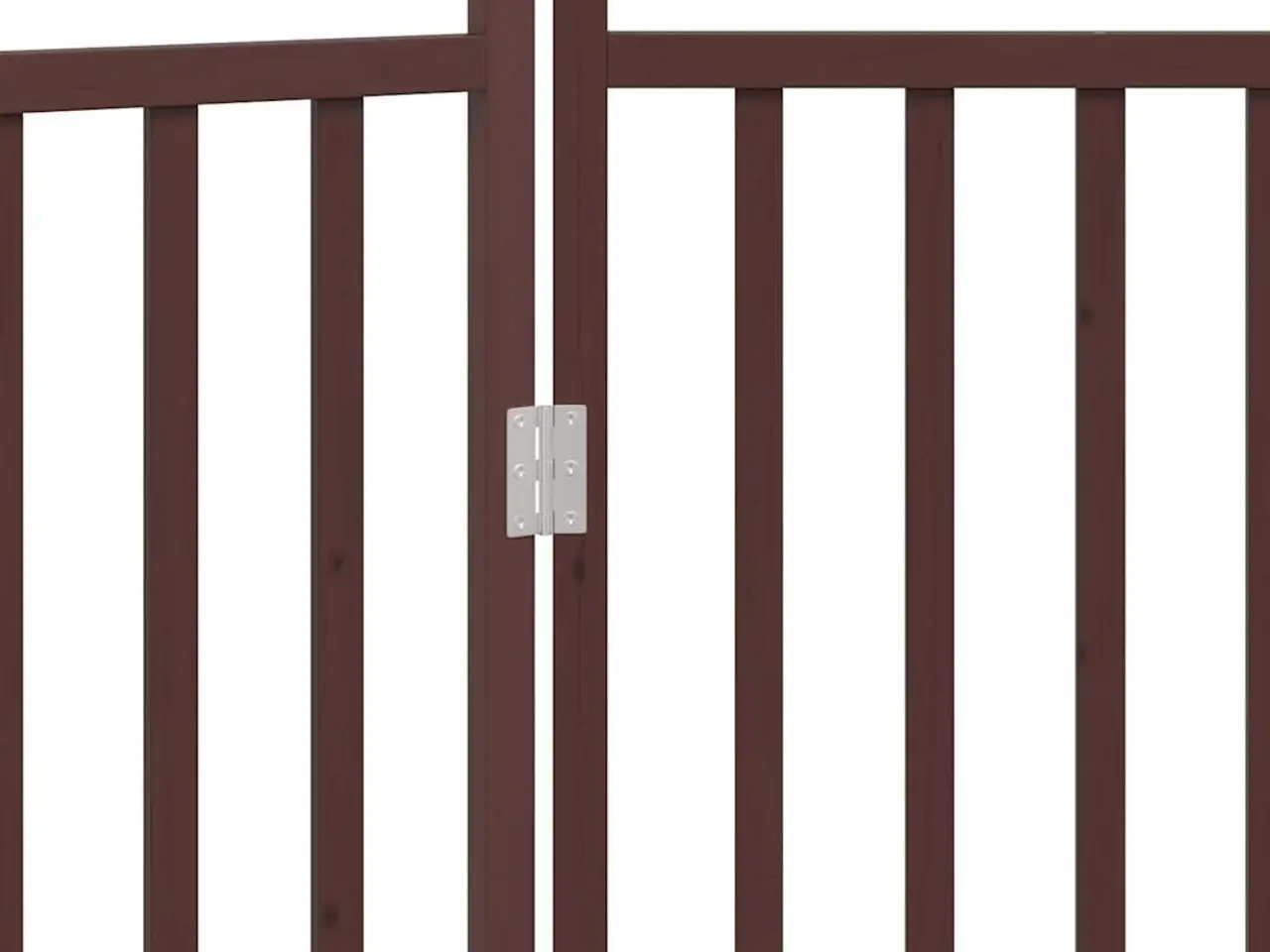 Billede 8 - Hundelåge 2 paneler 160 cm foldbar - brun egetræ
