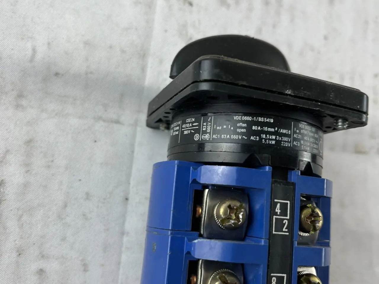 Billede 7 - Kraus & Naimer C42 Rotary Cam kontakt 63A 660V