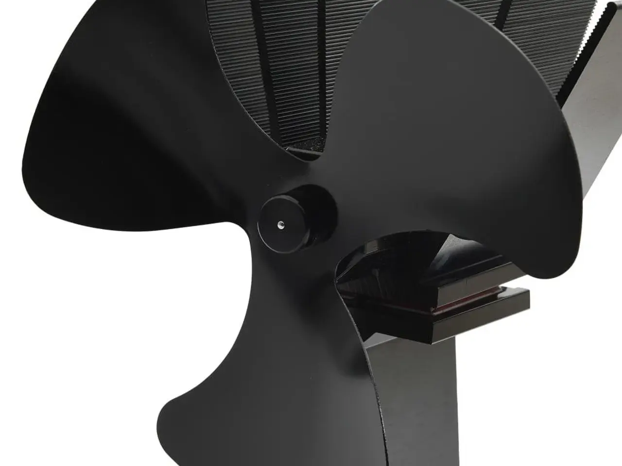 Billede 7 - Varmedrevet ovnventilator 3 blade sort