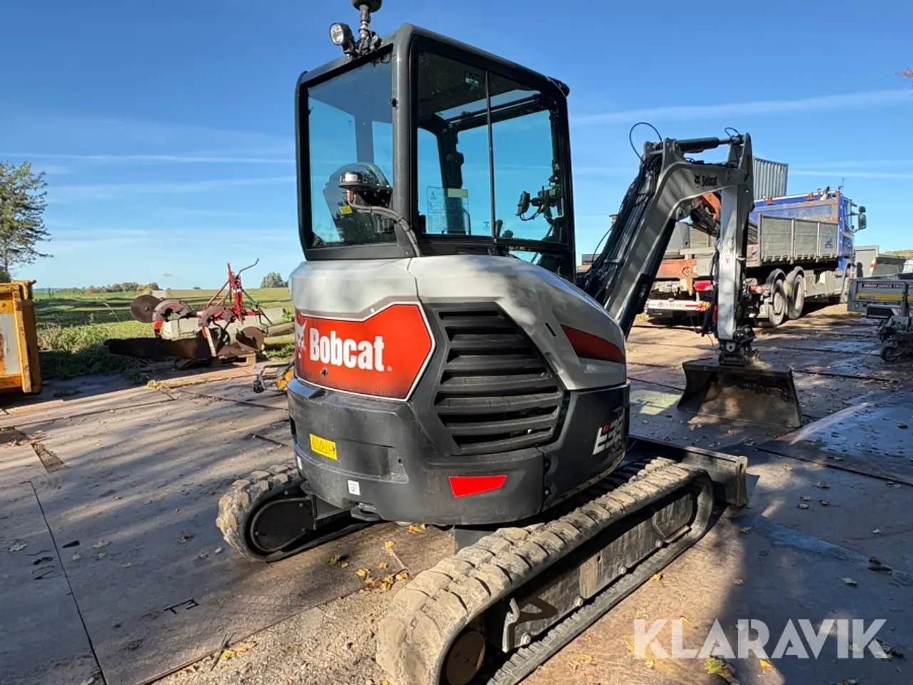 Billede 3 - Gravemaskine Bobcat E35Z med 2D gravesystem og centralsmøring