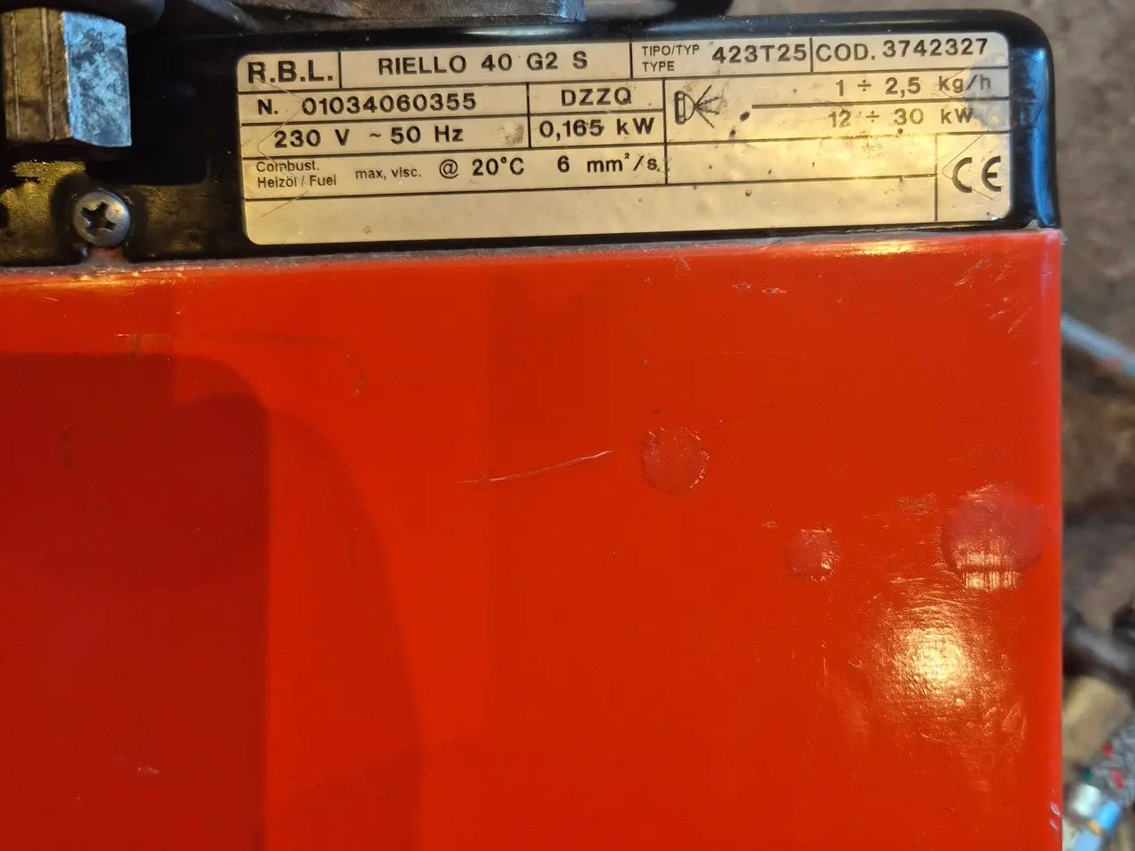 Billede 2 - Riello 40 g2 oliebrænder  
