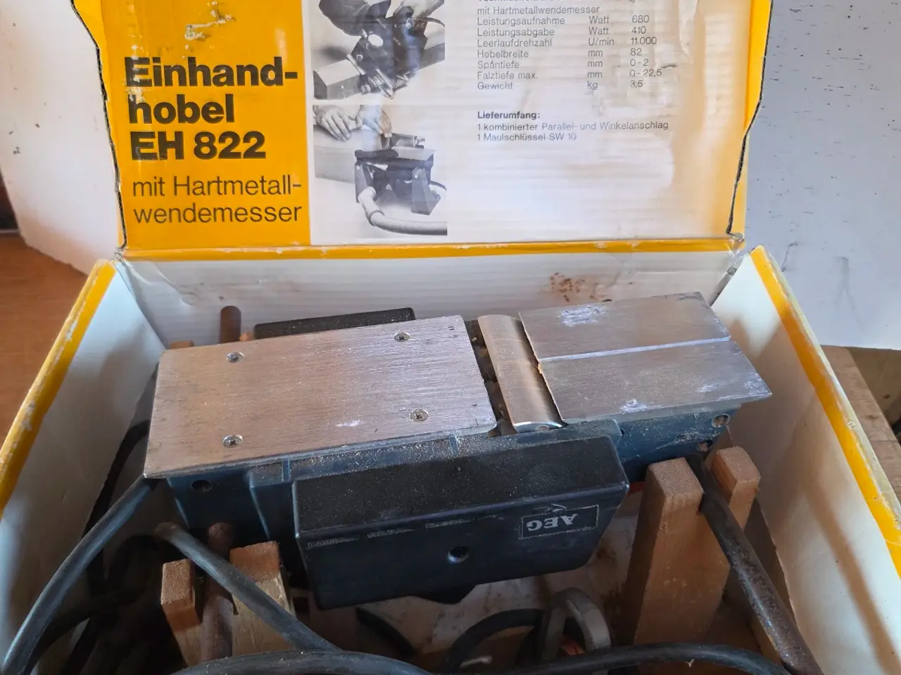 Billede 7 - AEG EH 822 el.høvl virker perfekt