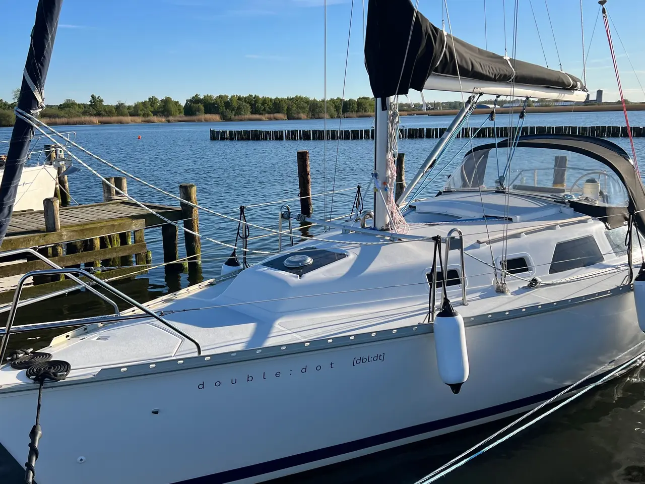 Billede 1 - ⛵️ Hunter, 1994, nyt radial sejl og top elektronik