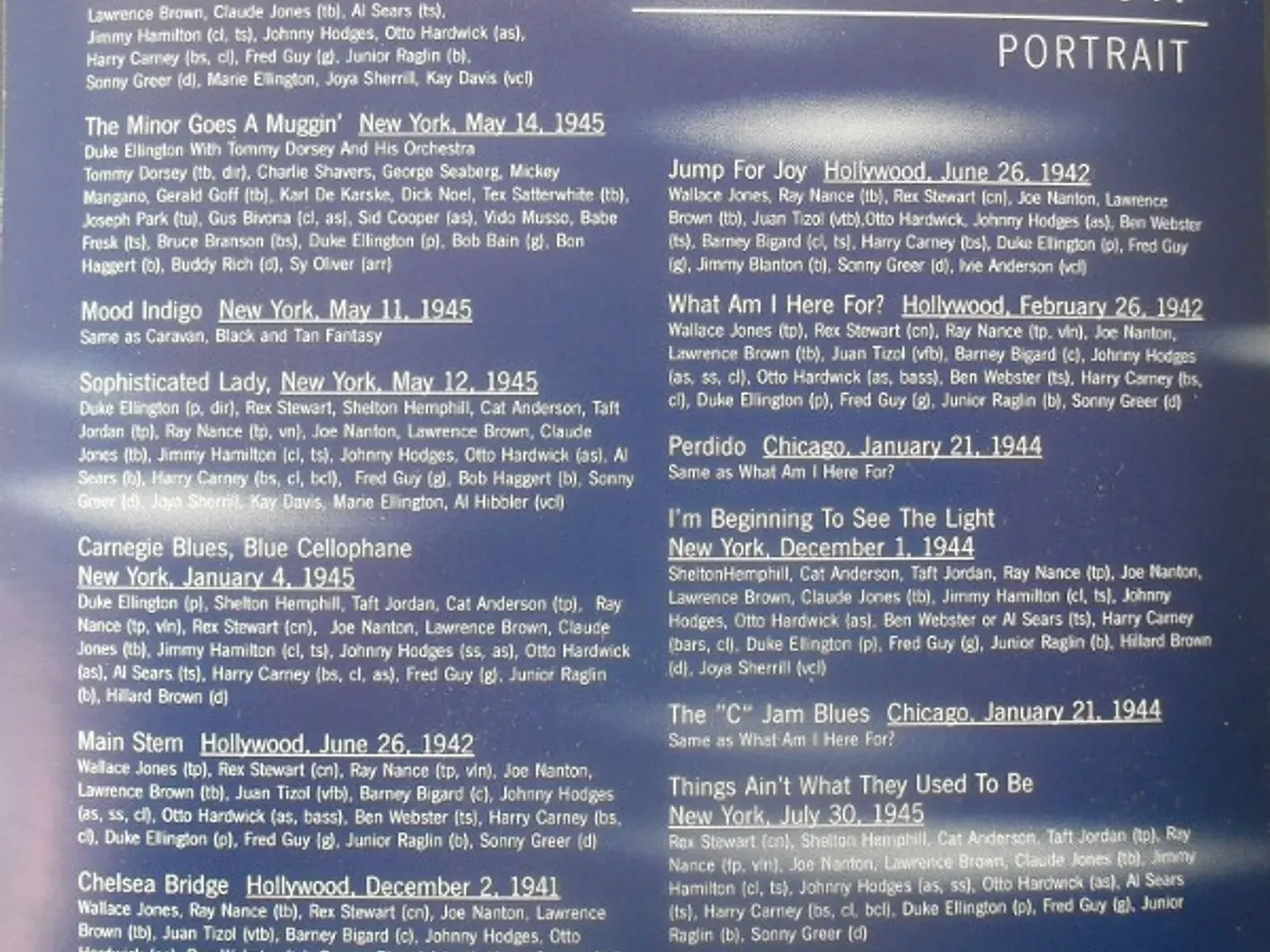 Billede 2 - Duke Ellington – Portrait – CD