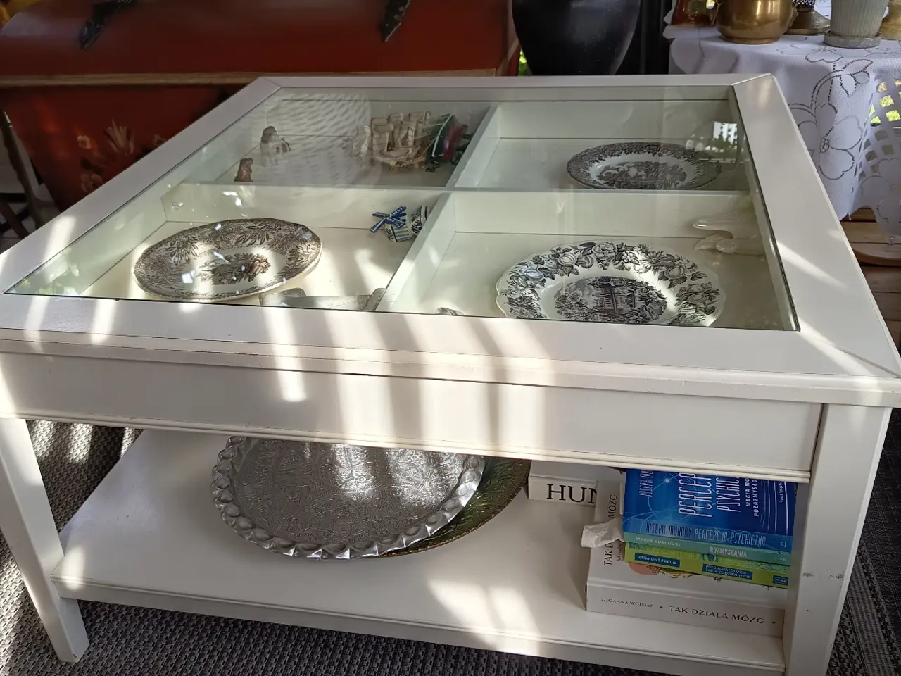 Billede 3 - Ikea sofabord med glas