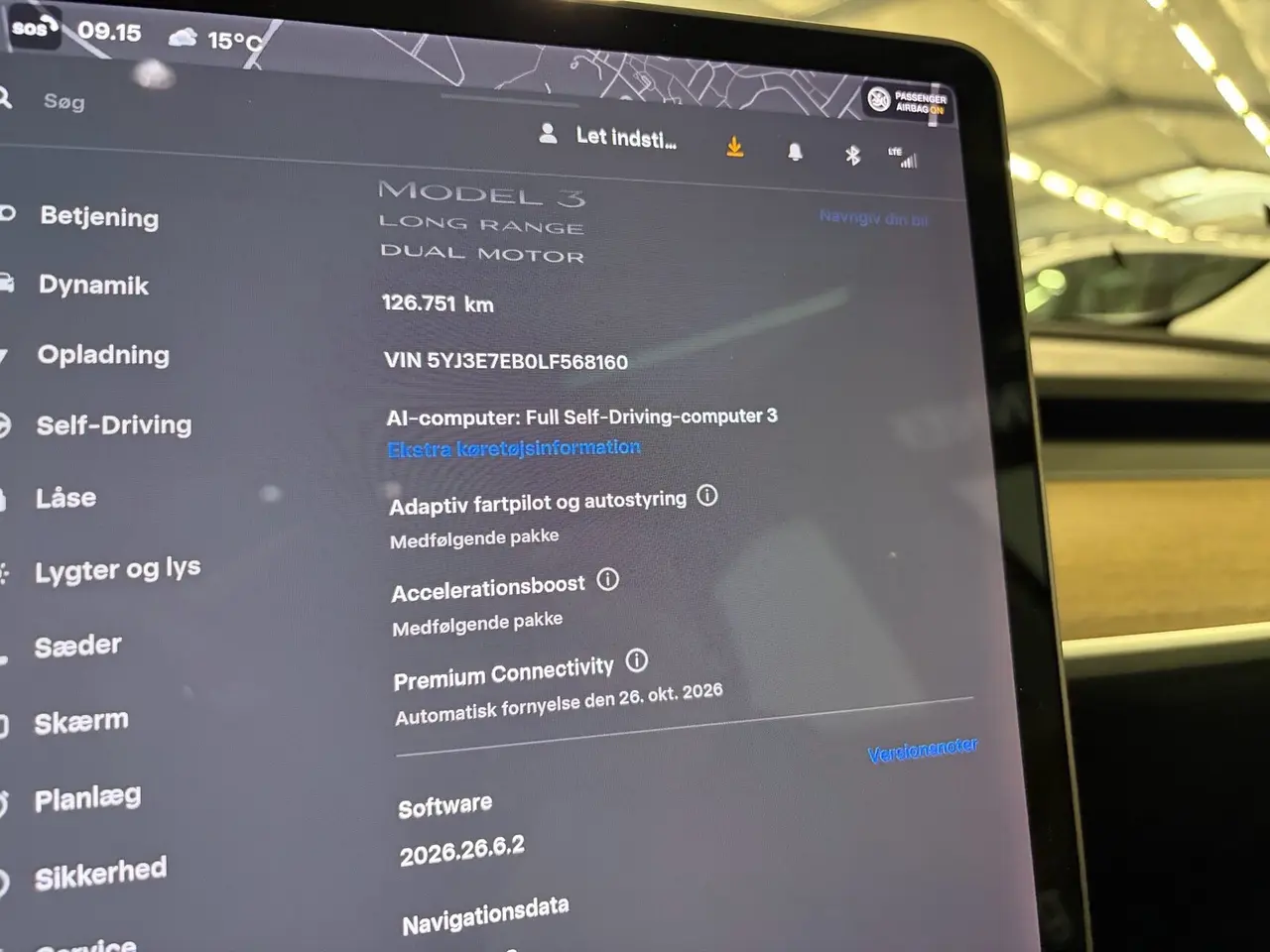 Billede 14 - Tesla Model 3 EL Long Range AWD 490HK Aut.