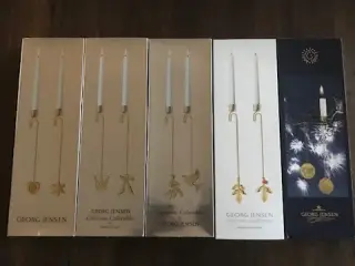 Georg Jensen lysholdere forgyldte, pris fra
